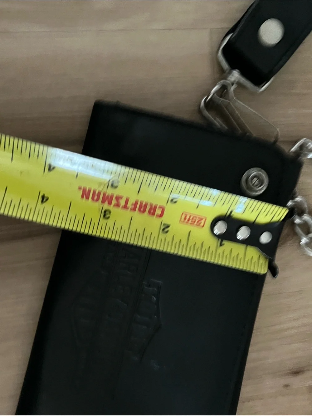 Vintage 1990s Harley Davidson Long Wallet Chain Belt Loop Made In USA